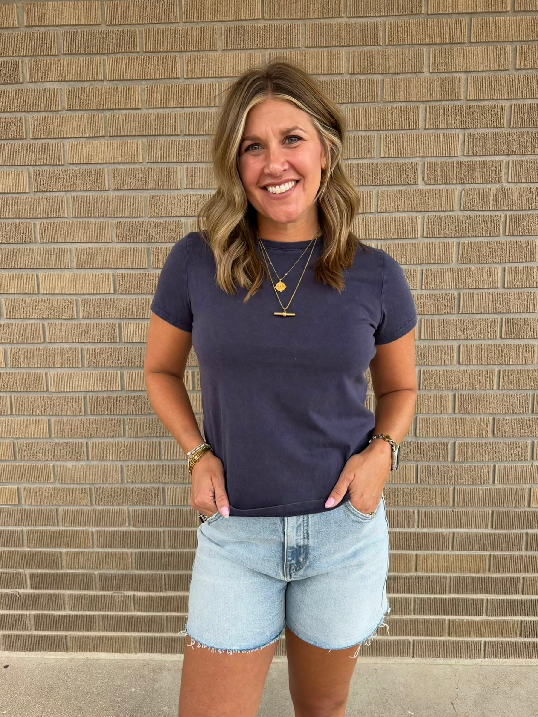 Asher Tee - Navy