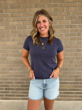 Asher Tee - Navy