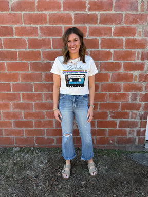 Rick Springfield Graphic Crop Tee