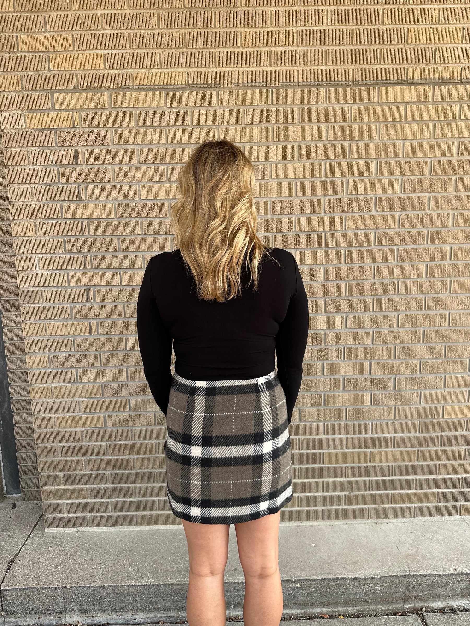 Plaid Mini Skirt