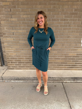 Cute and Casual Teal Dress