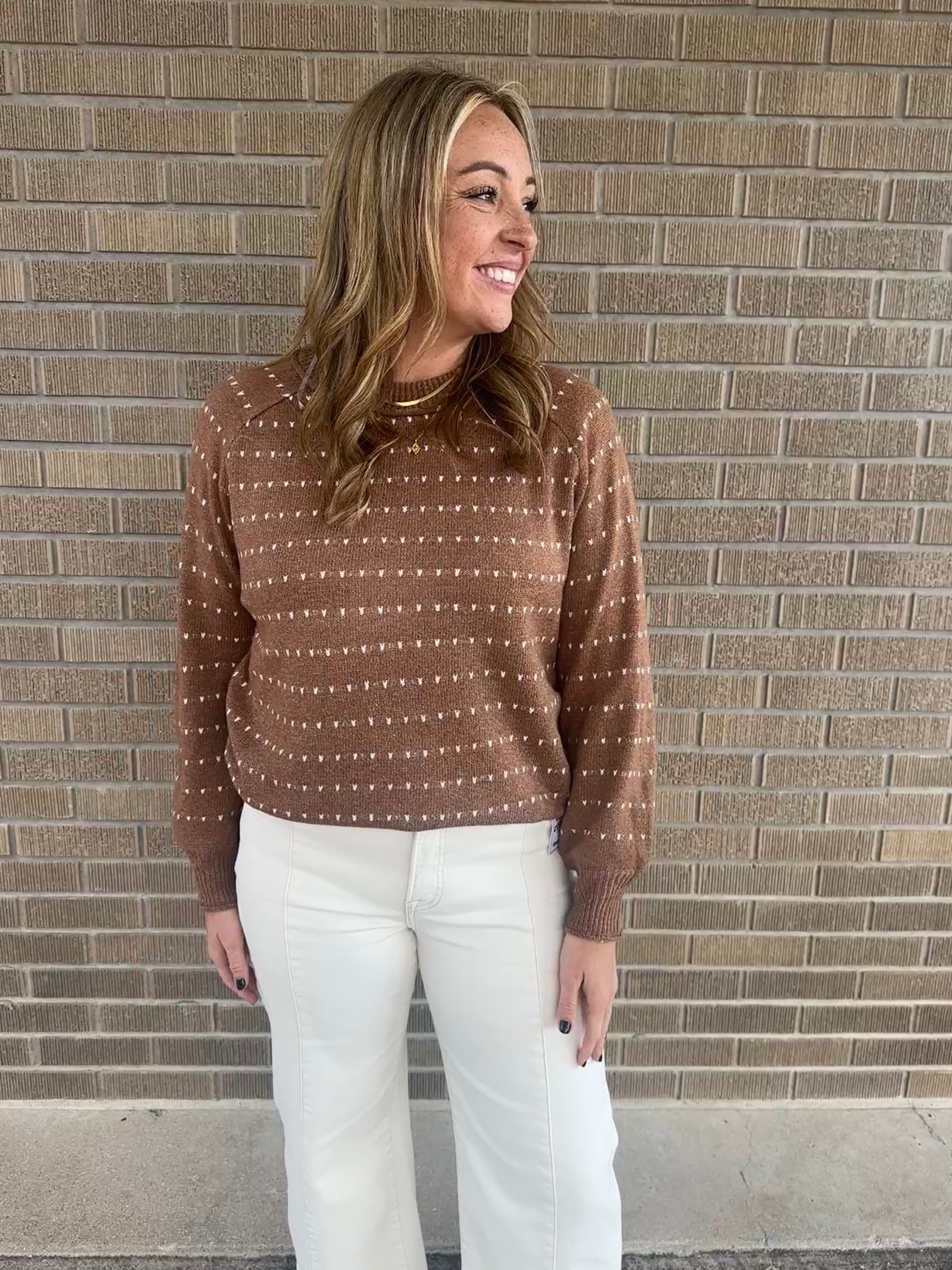 Call Me Maybe Camel Sweater