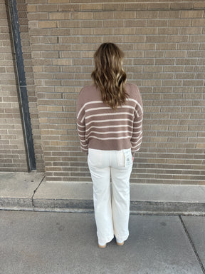 Wanna Latte Stripe Sweater