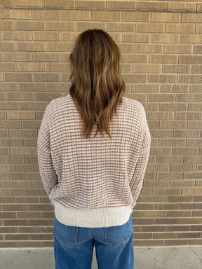Oat Milk and Carmel Sweater