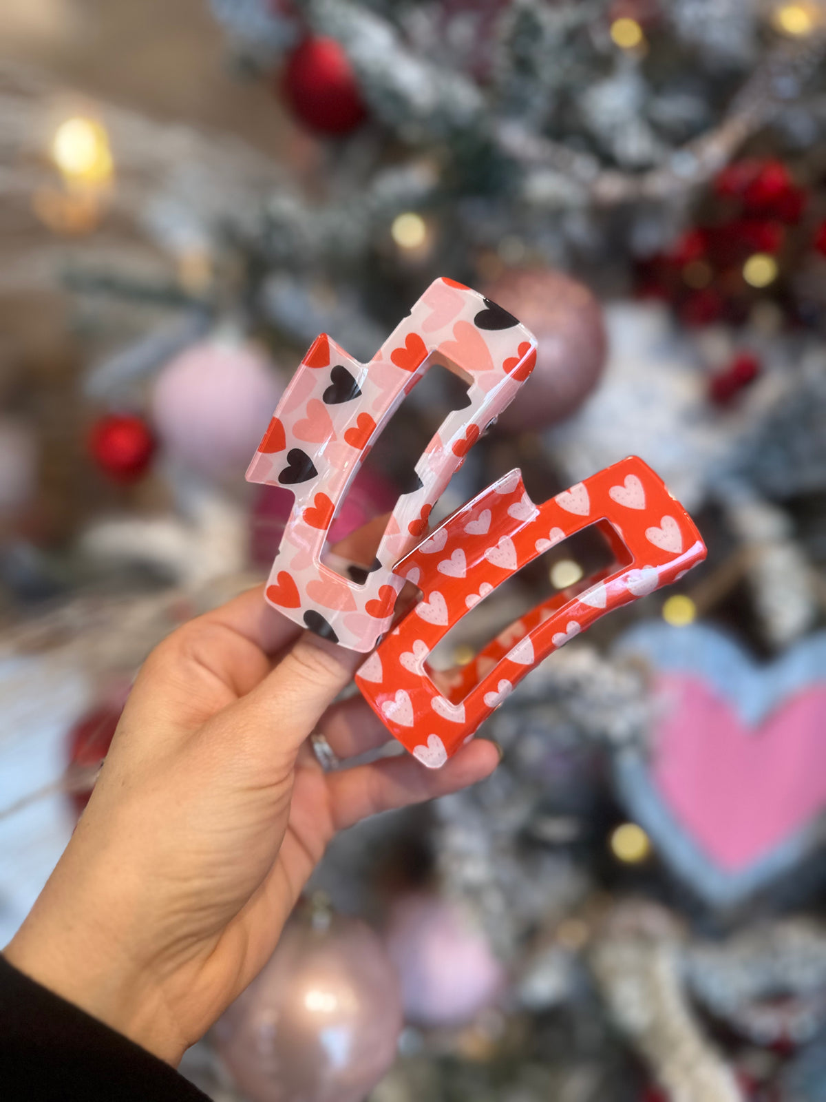 Heart Claw Clips