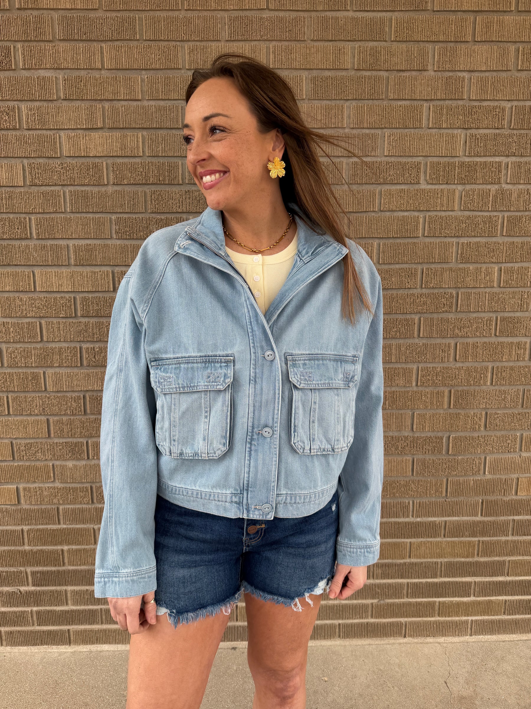 Light Denim Risen Jacket