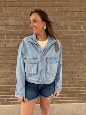 Light Denim Risen Jacket