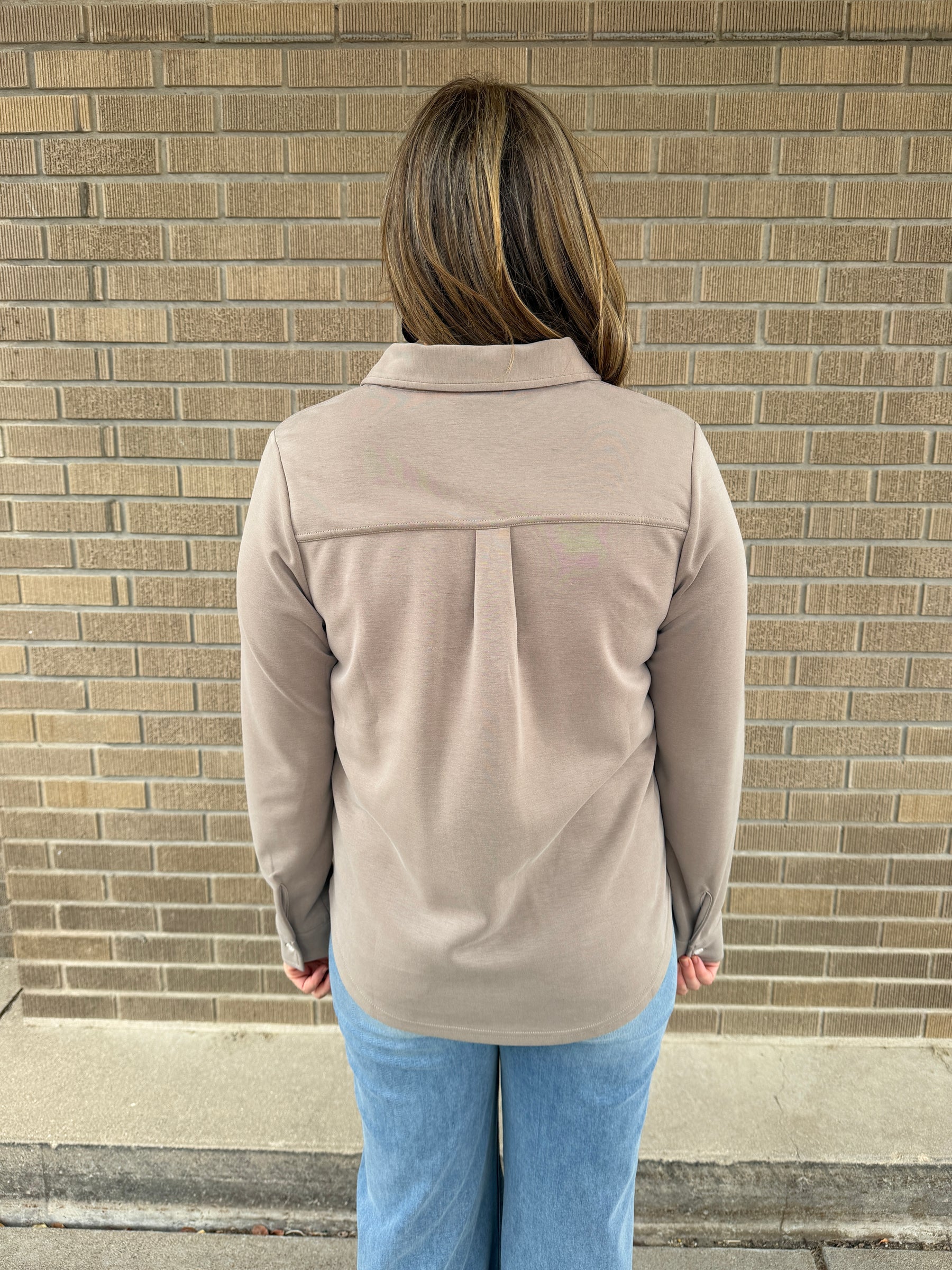 Mildred Shirt - Taupe