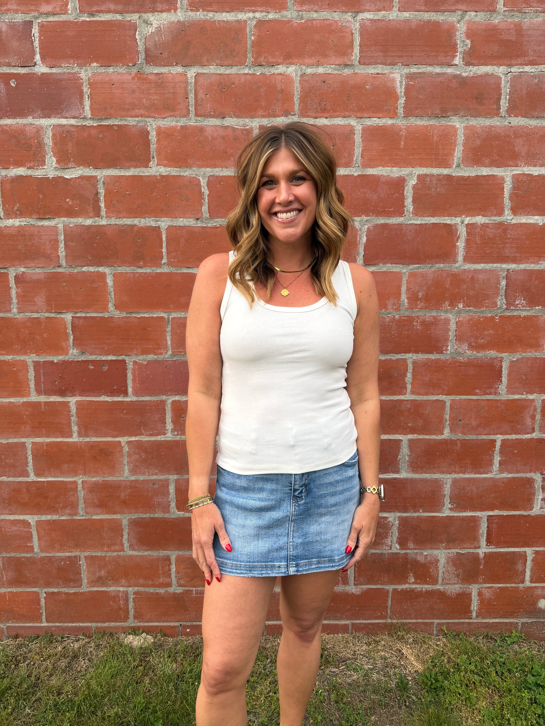 Risen Denim Skort