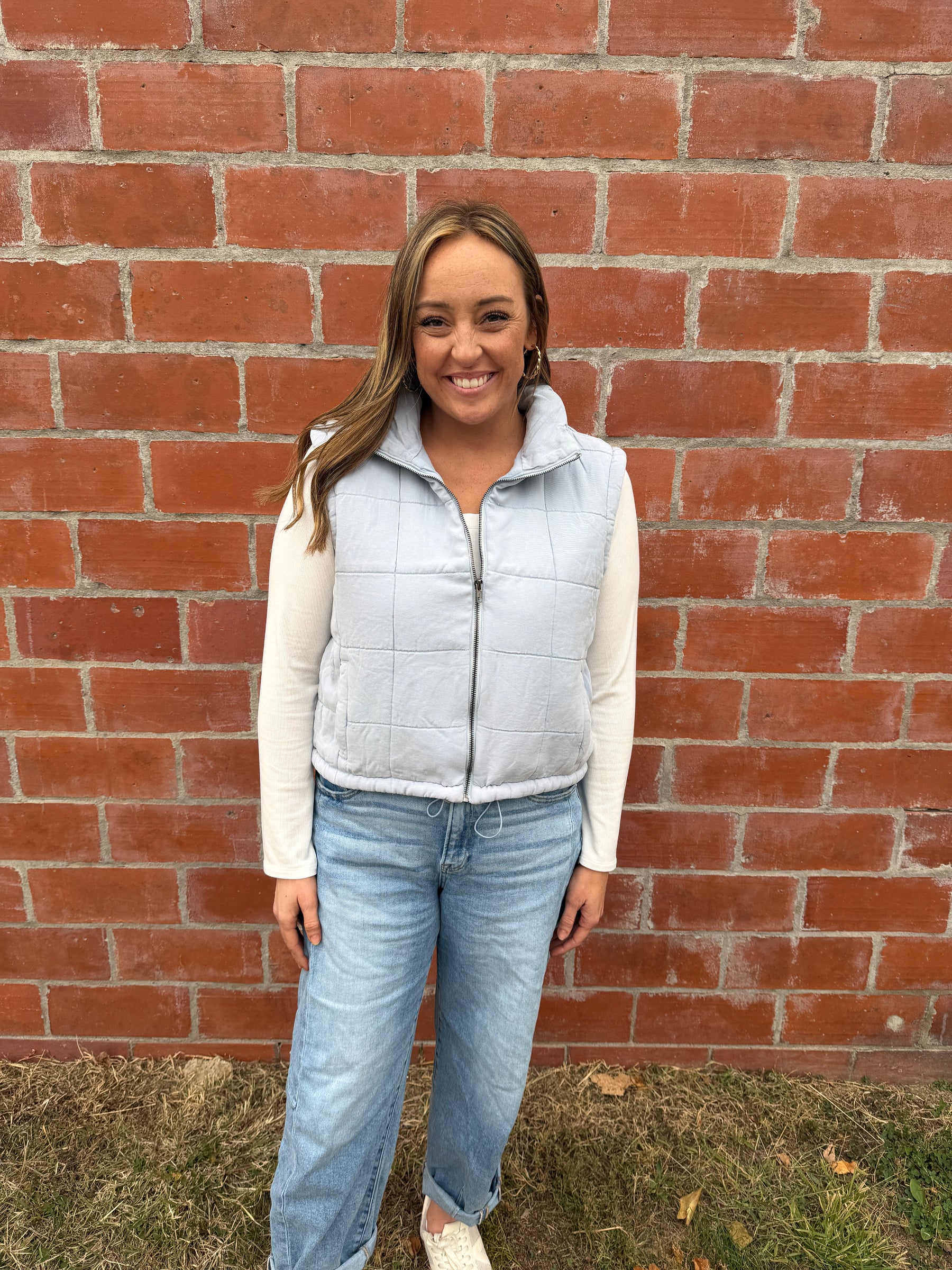 Brina Vest - Light Denim