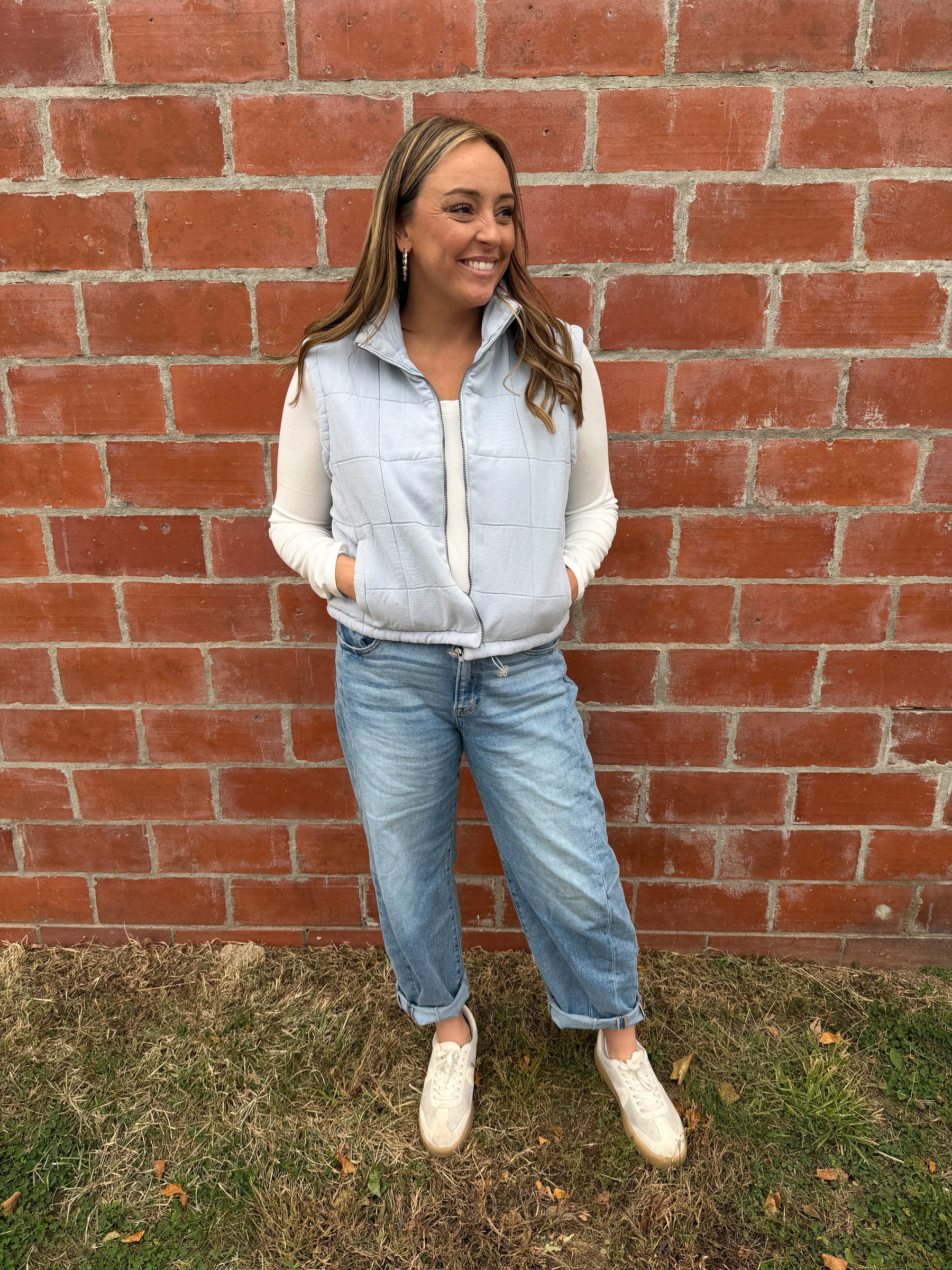 Brina Vest - Light Denim