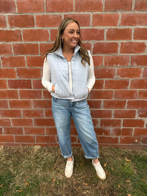 Brina Vest - Light Denim