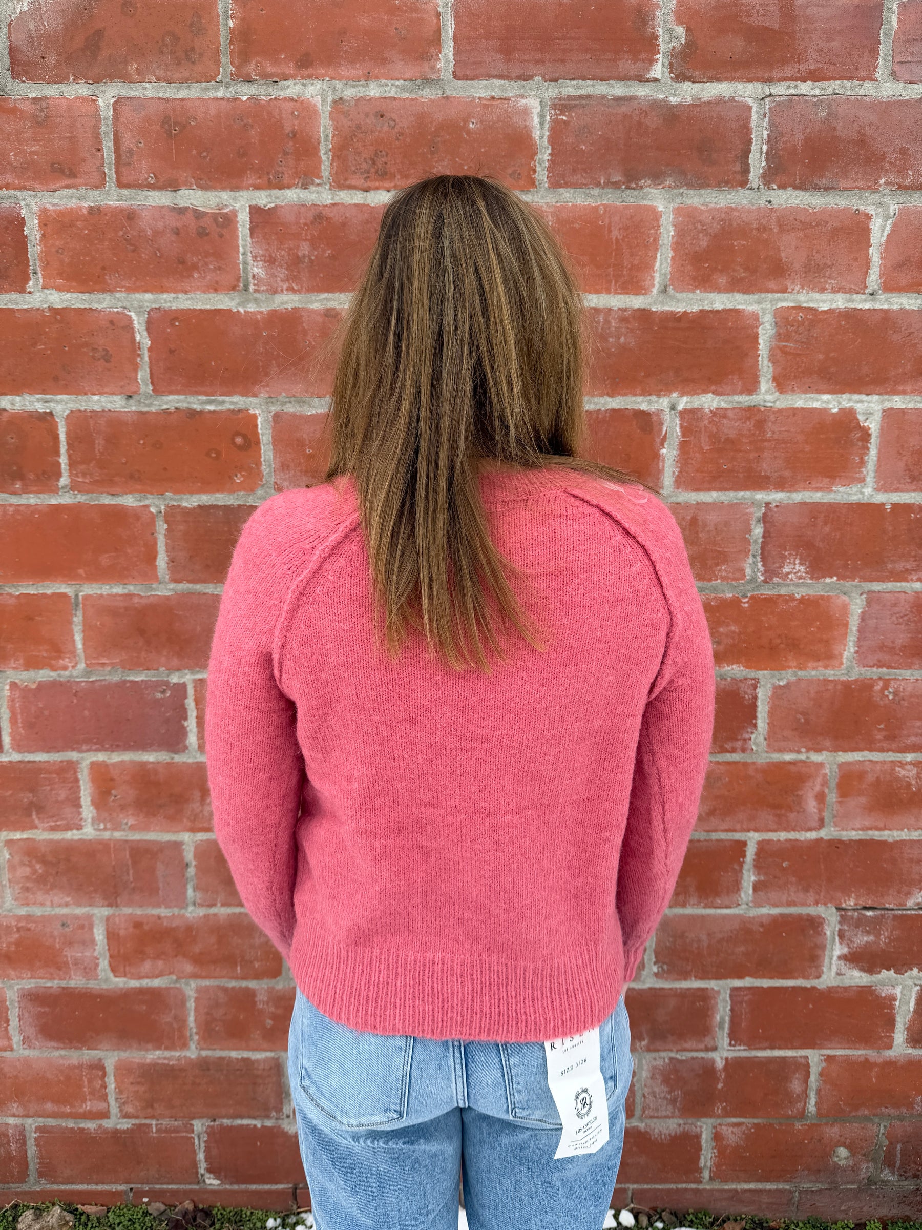 Girly Girl Pink Bow Sweater