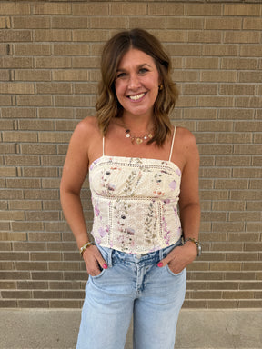 So Easy To Fall In Love Floral Tank