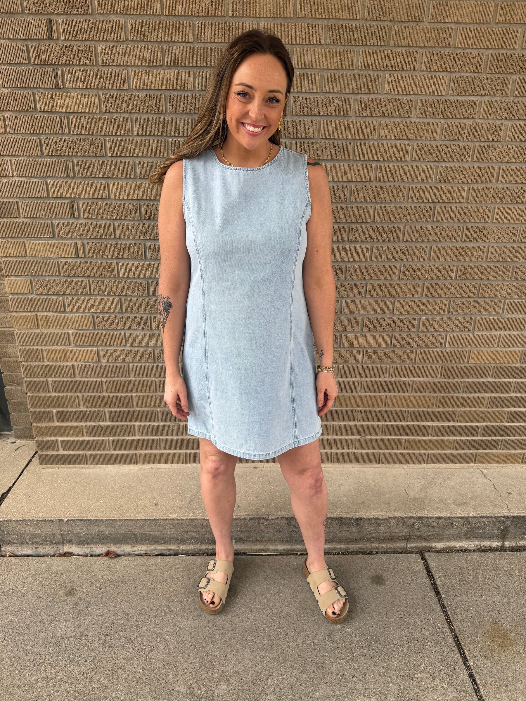 Dahlia Denim Dress