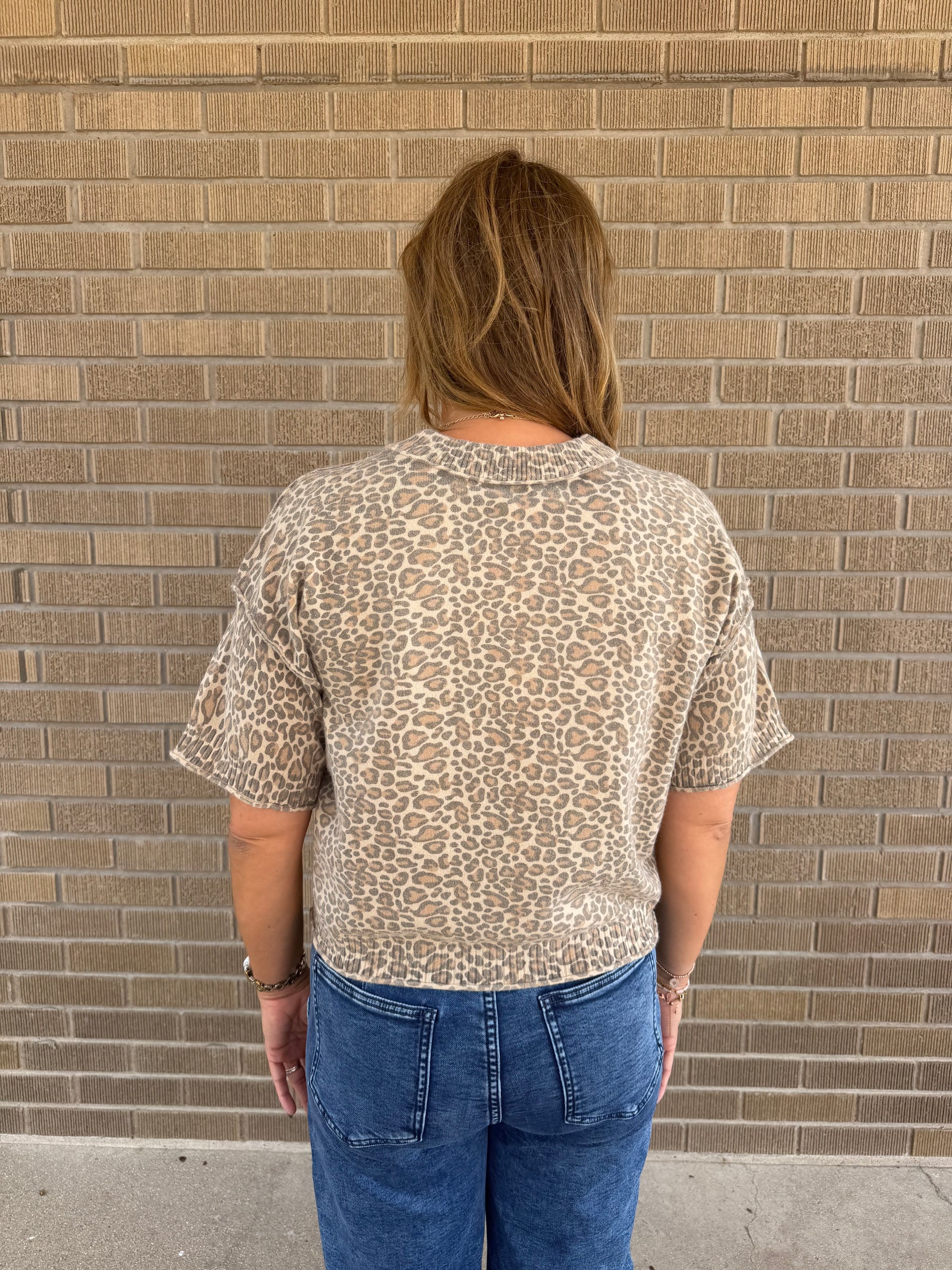 Leopard Sweater Tee