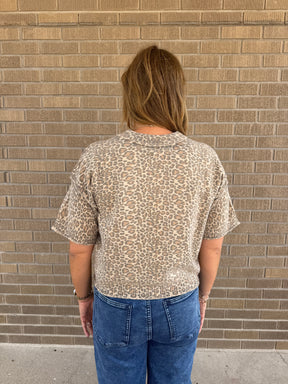 Leopard Sweater Tee