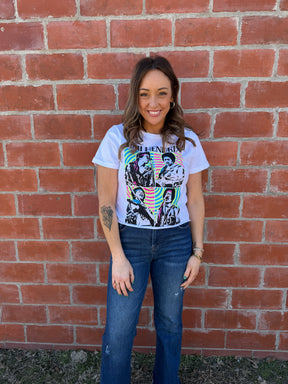 Jimi Hendrix Graphic Crop Tee