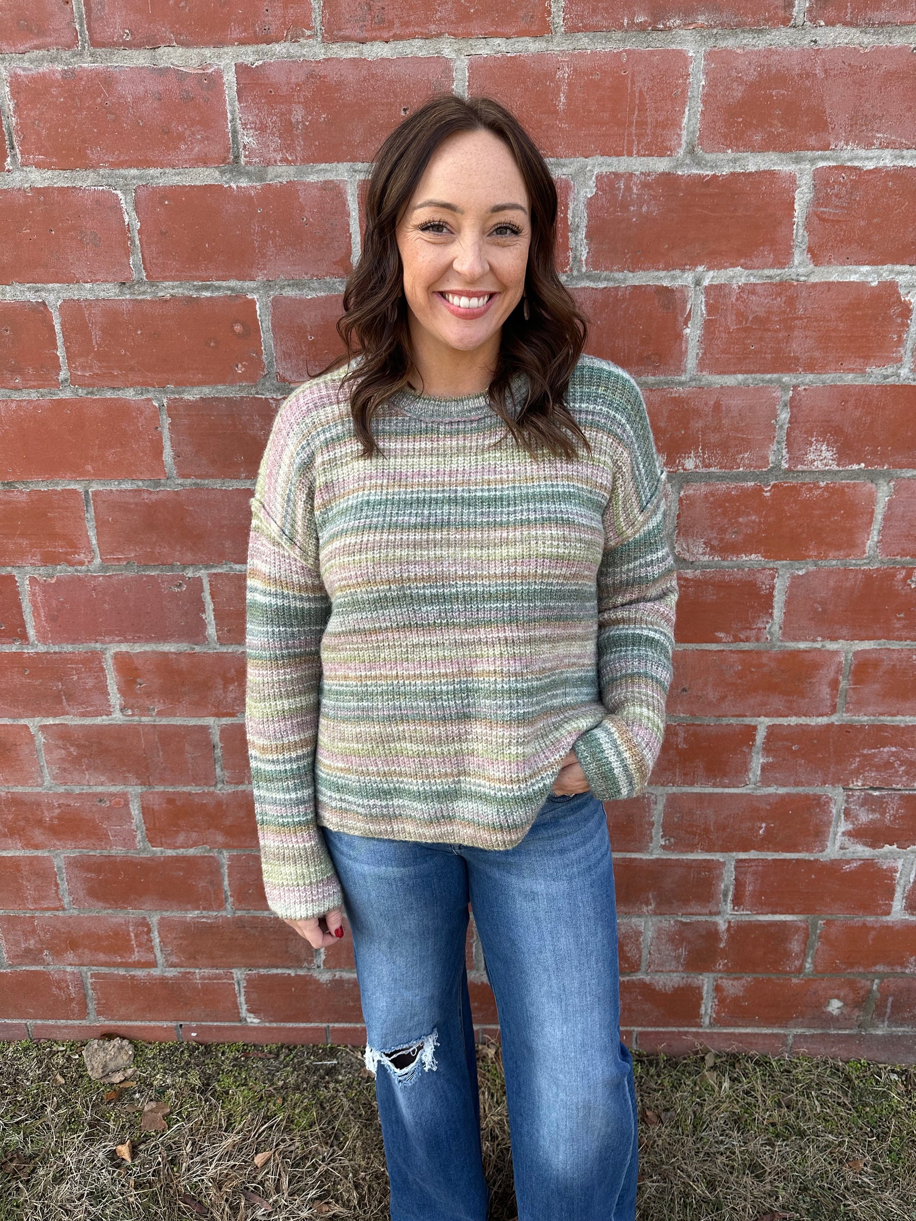 Multicolor Knit Sweater