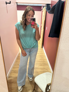 Jade Green Top