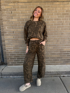Baddie Abstract Barrel Sweatpants