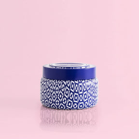 Travel Tin Volcano Candle - Blue