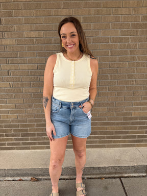 Elowen Tank - Buttercream