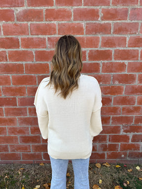 Wanna Snuggle Oversized Sweater - Ivory