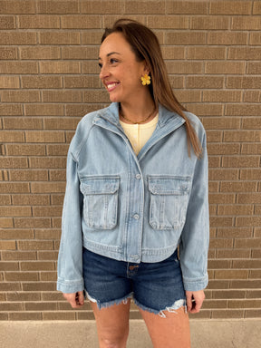 Light Denim Risen Jacket