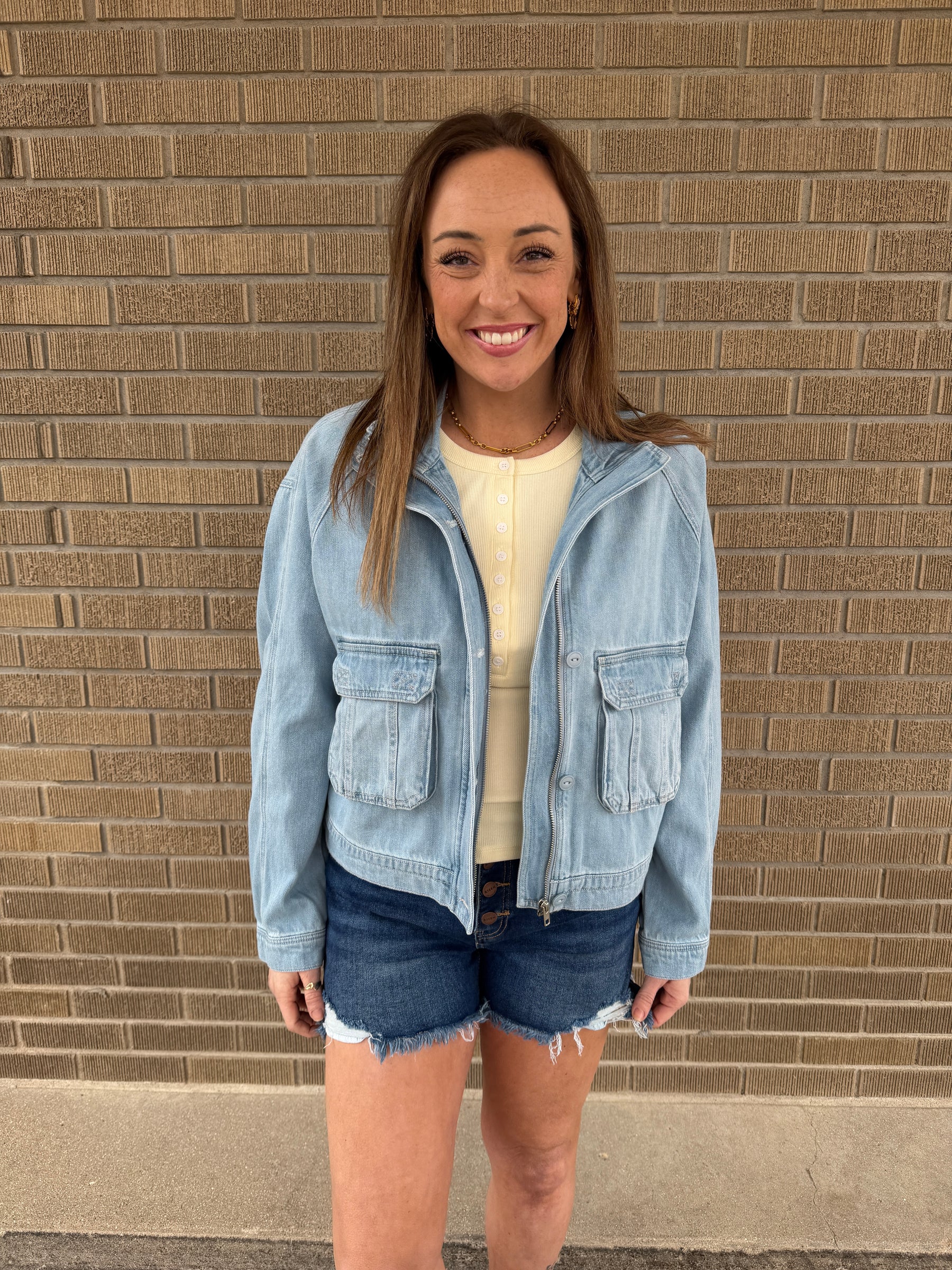 Light Denim Risen Jacket