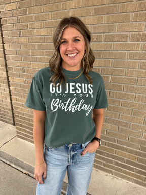 Go Jesus It's Your Birthday Graphic Tee