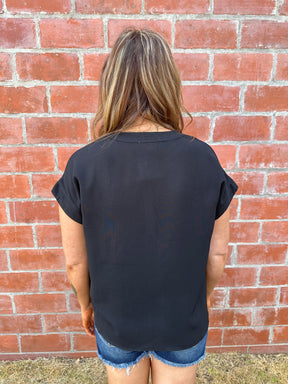 Good Intentions Black Blouse