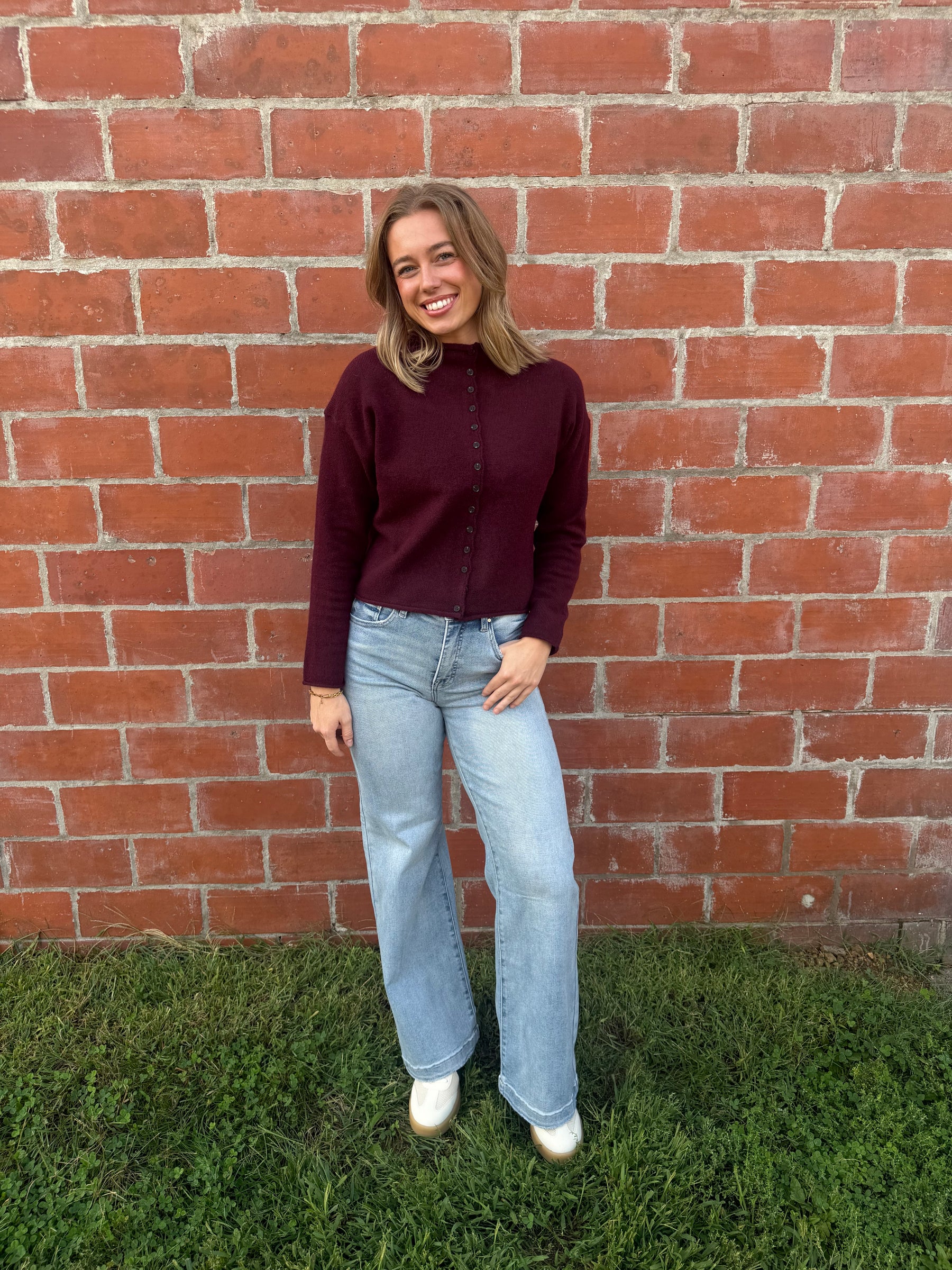 Oxblood Cardi