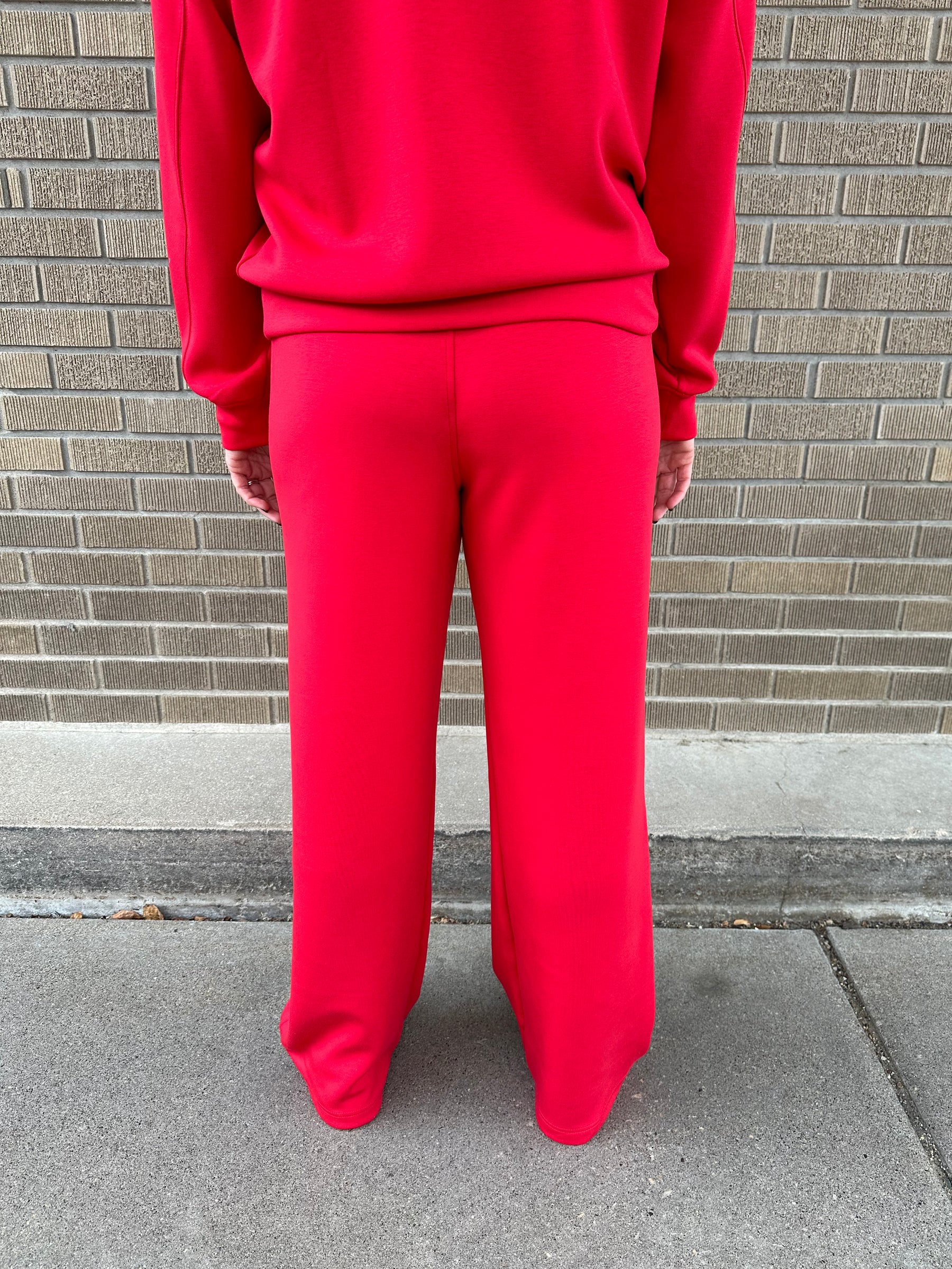 True Red Modal Pants