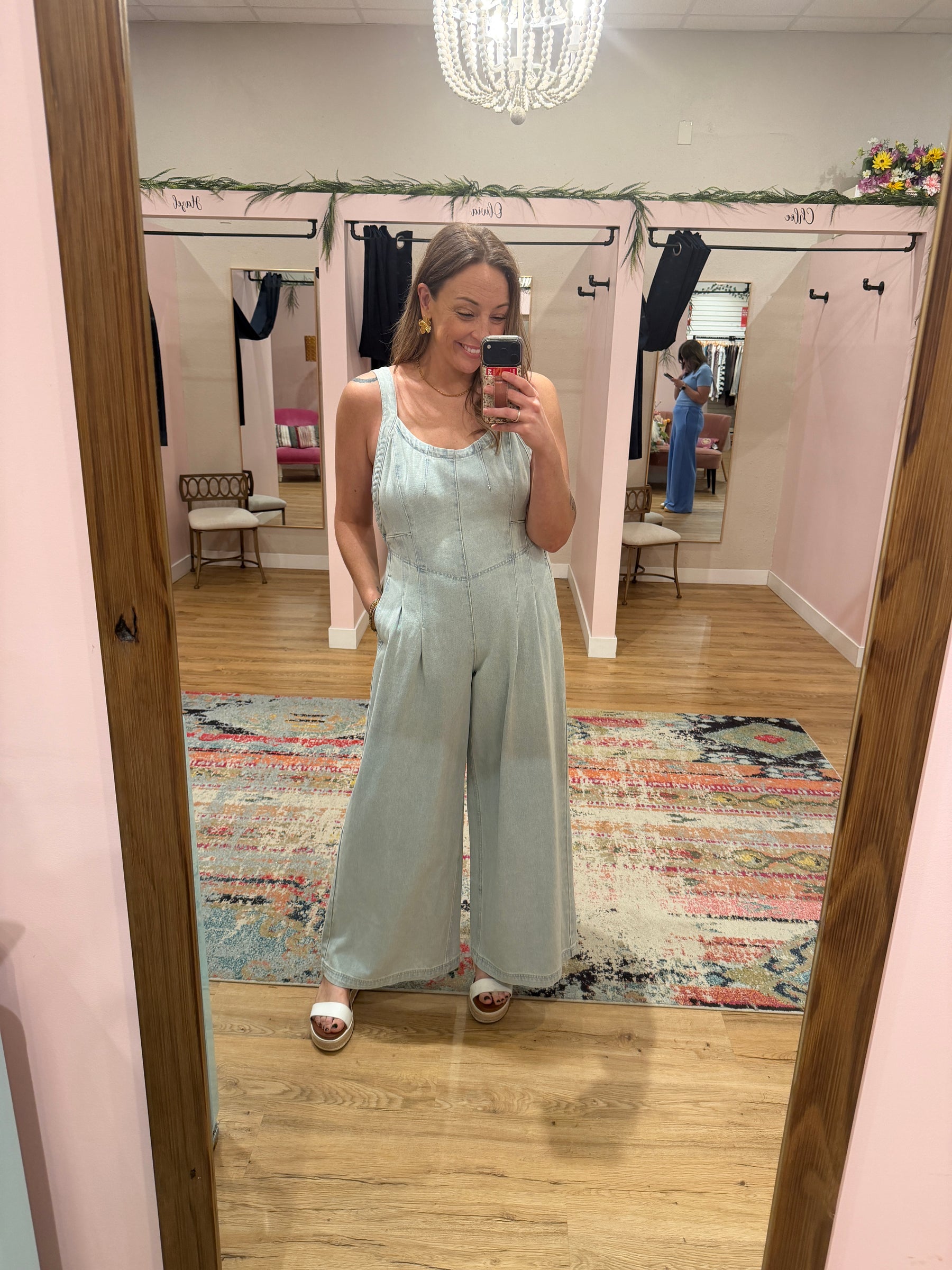 That One Denim Jumpsuit