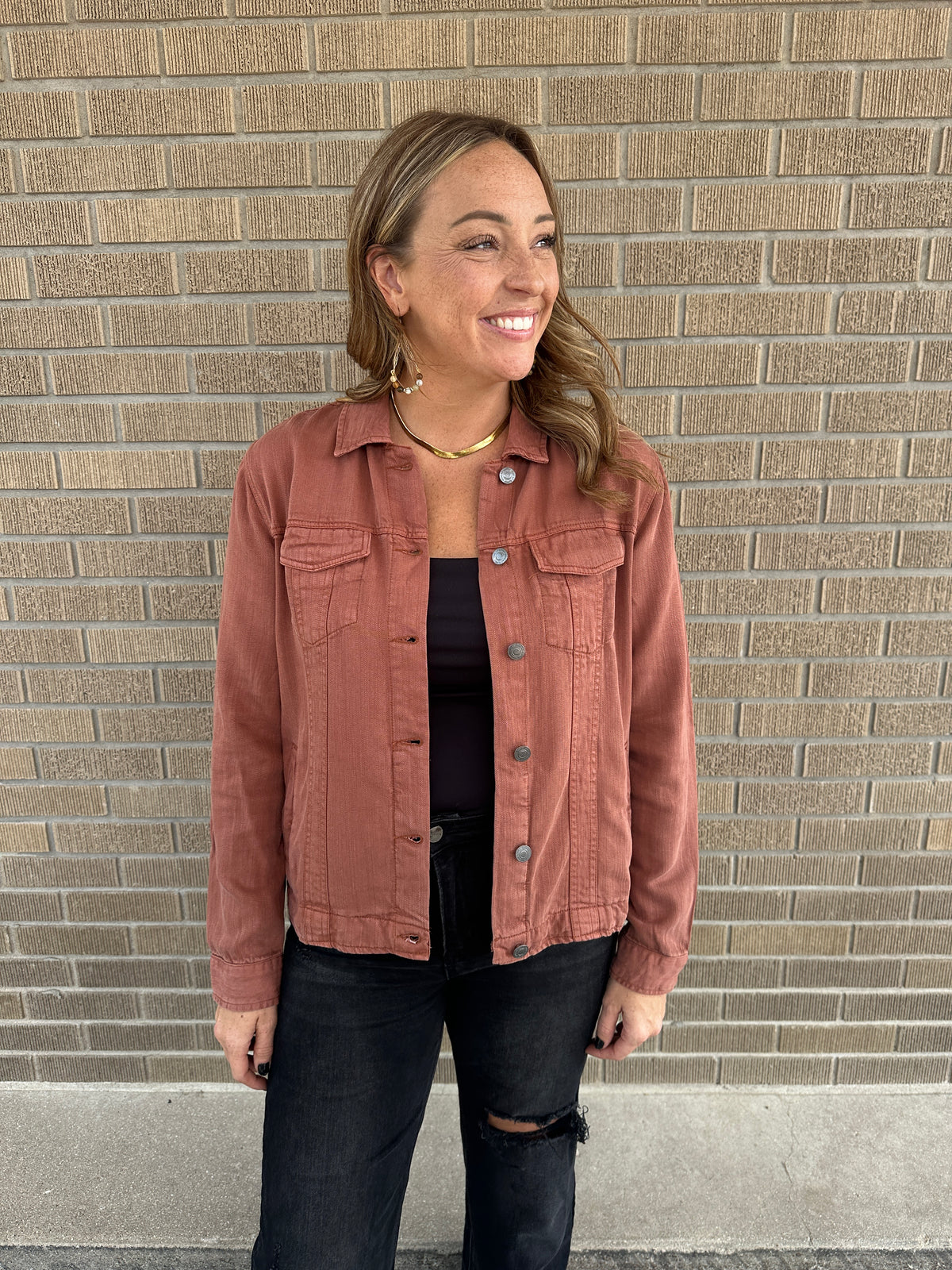 Jackie Jacket - Rustic Brown