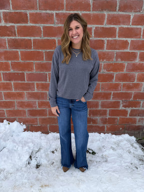 Janie Top - Obsidian