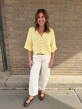 Sweetest Little Sweater - Yellow