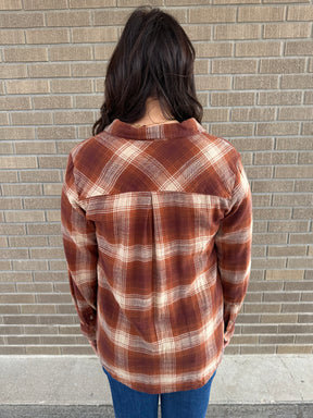 Barry Shirt - Ginger Spice Plaid