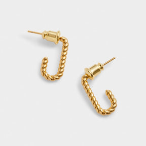 Celine Rope Hoop Earrings