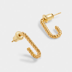 Celine Rope Hoop Earrings