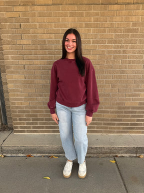Ashford Sweatshirt - Zinfandel