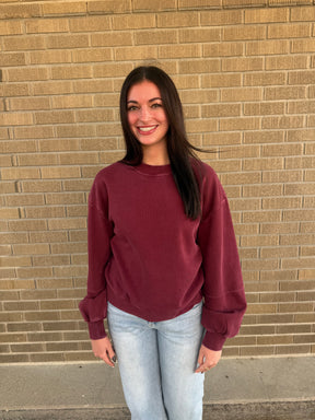 Ashford Sweatshirt - Zinfandel