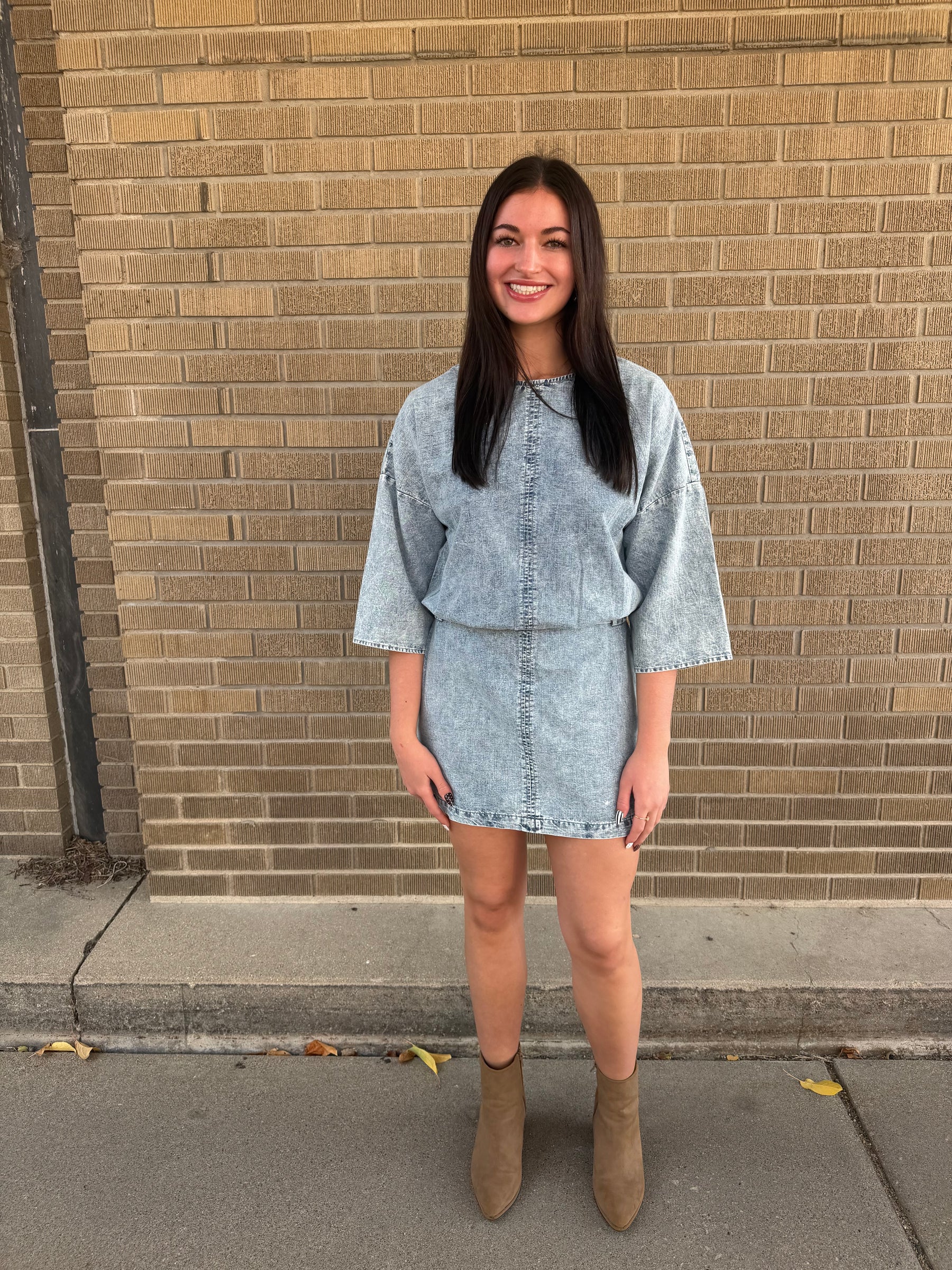 Indigo Denim Dress