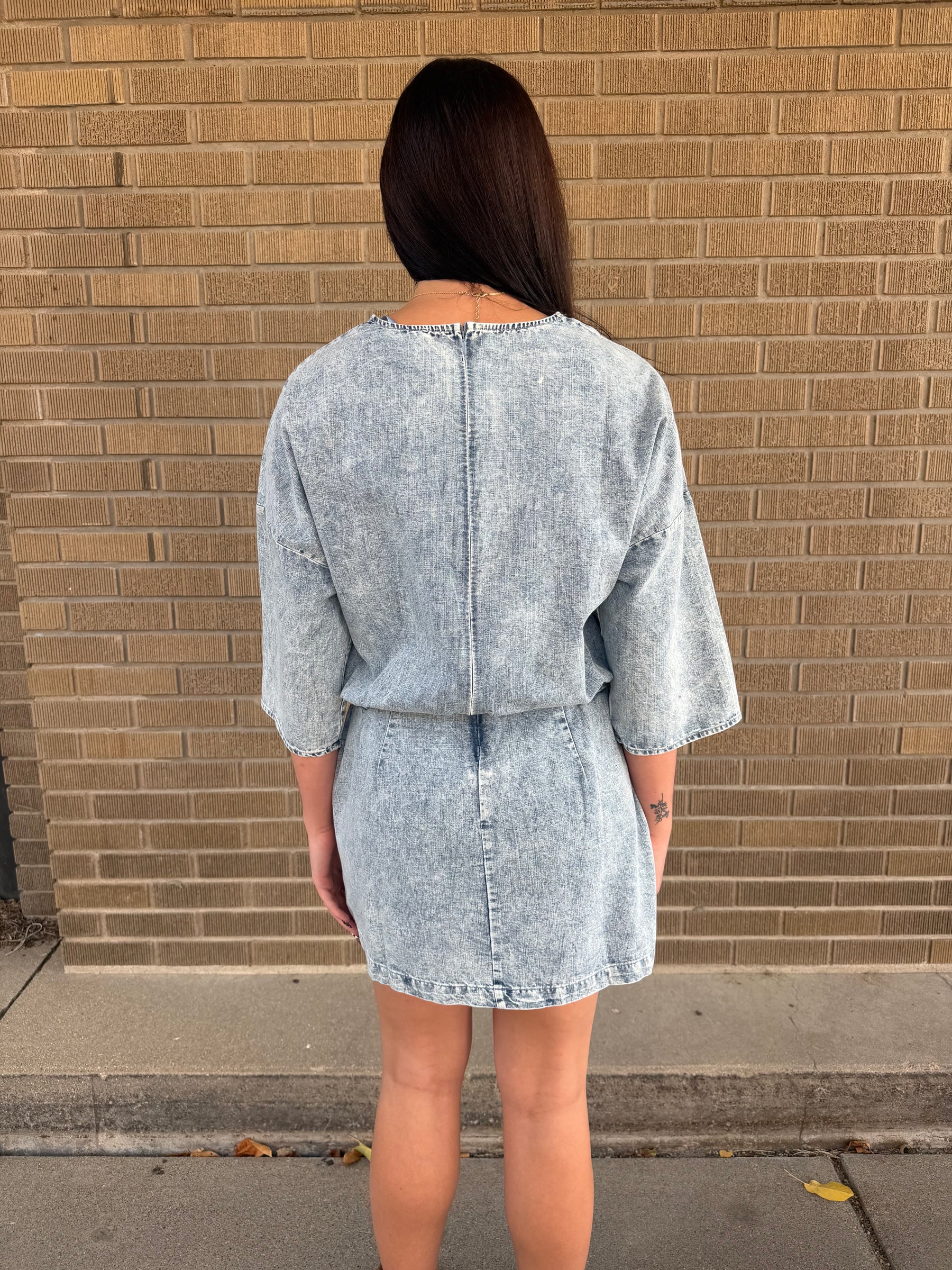 Indigo Denim Dress