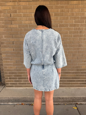 Indigo Denim Dress