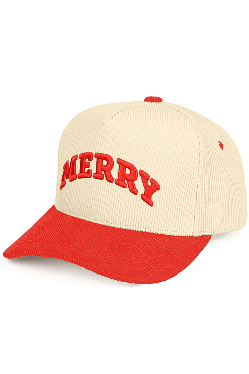 Corduroy Merry Hat - Red