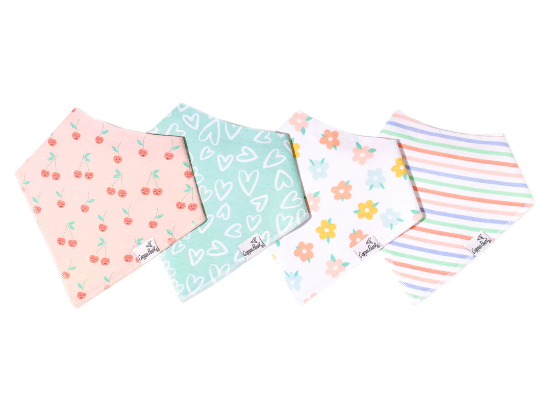 Cheery 4 Pack Bib Set