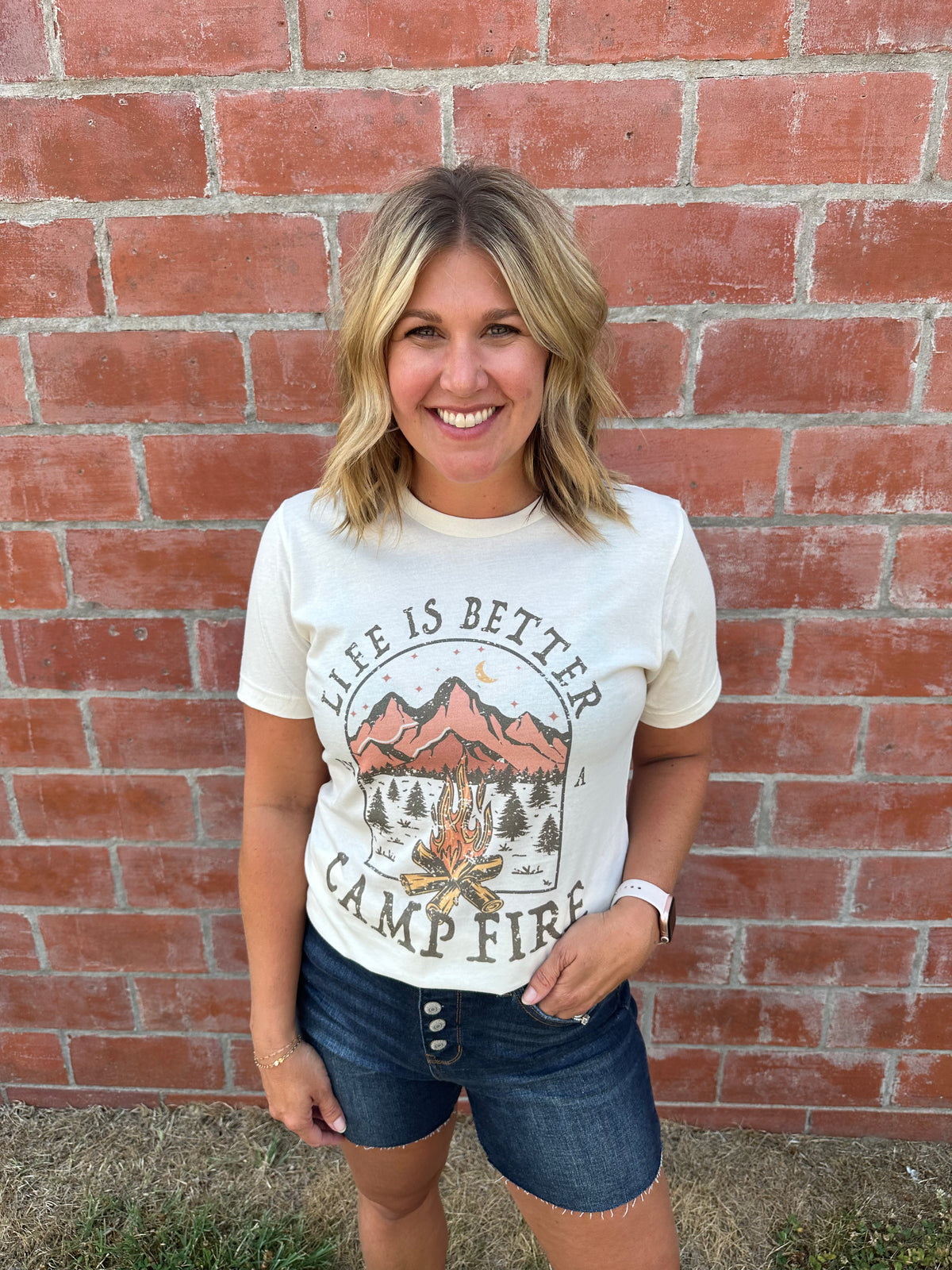 Life Is Better By a Campfire Tee