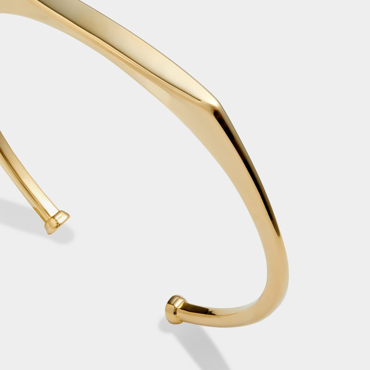 Signet Bangle Bracelet